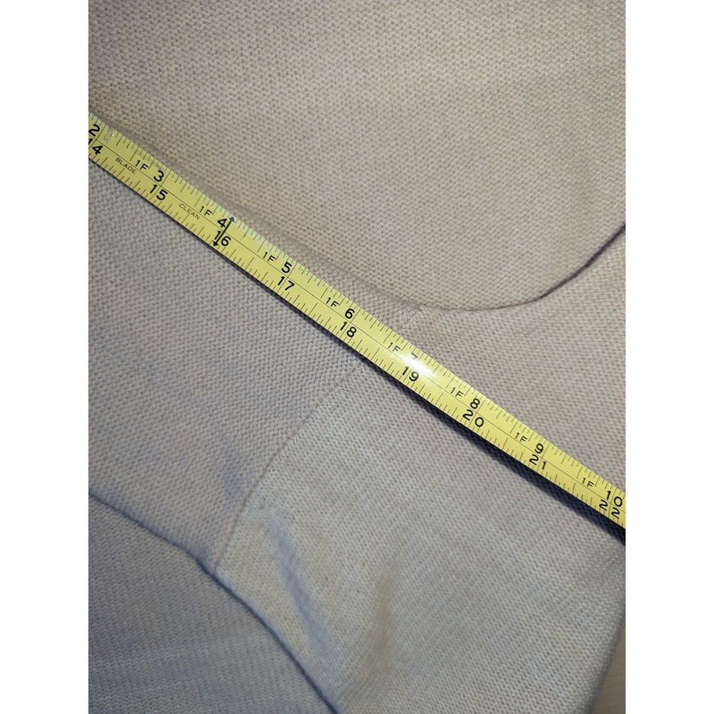 Vince Cashmere Gray Pink Ombre Striped Slouchy Sweater - Picture 11 of 14